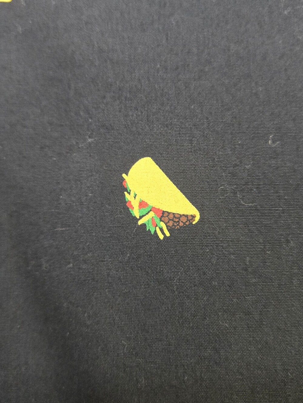 Molokai Surf Co. Youth Boys Size M Black S/Sl Button-Up Fun Taco Print Shirt - Picture 5 of 10